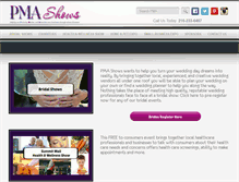 Tablet Screenshot of pmashows.com